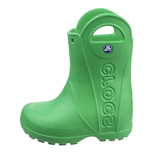 Crocs Kids’ Handle It Rain Boots , Grass Green, 10 Toddler
