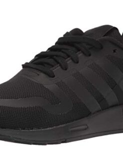 adidas Originals Smooth Runner Sneaker, Black/Black/Black, 13 US Unisex Little Kid