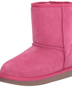 Koolaburra by UGG Unisex-Child Koola Short Boot, Fandango Pink, 1 Little Kid US