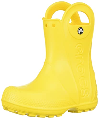Crocs Kids’ Handle It Rain Boots , Yellow, 8 Toddler