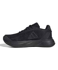 adidas Duramo SL Sneaker, Core Black/Core Black/White, 1.5 US Unisex Little Kid