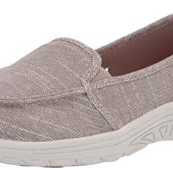 Skechers womens Reggae Fest – Manzanita Loafer Flat, Taupe, 7.5 US