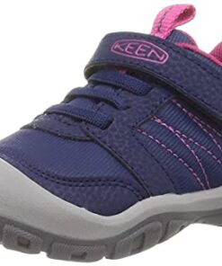 KEEN Knotch Peak Alternate Closure Lightweight Durable Sneakers, Blue Depths/Pink Peacock, 12 US Unisex Little Kid