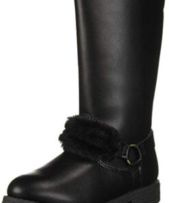 Carter’s Girl’s Dove Boot, Black, 9 Toddler