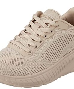 Skechers womens Sport – Squad Chaos – Face Off, Nude, 8.5