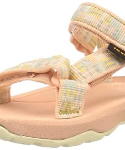 Teva Hurricane XLT 2 Sport Sandal, Summer Patchwork Beach Sand, 1 US Unisex Little Kid