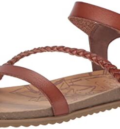 Blowfish Malibu Girls Madrigal-k Flat Sandal, Scotch, 1 Little Kid