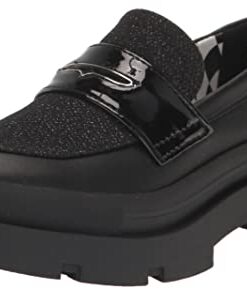 Steve Madden Girls Shoes Girls Lawrence Loafer, Black, 3 Little Kid