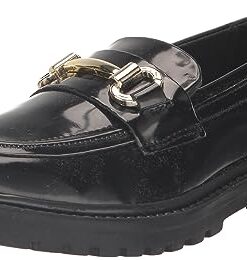 Steve Madden Girls Shoes Girls Lando Loafer, Black, 4 Big Kid