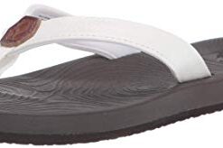 Reef womens Reef Zen Love Flip Flop, White, 10 US