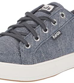 Keds Women’s Center 2 Suede Sneaker, Navy, 7.5