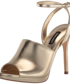 NINE WEST Women’s LIMBERY Pump, Gold 710, 8