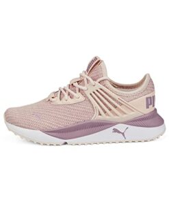 PUMA Pacer Future Doubleknit Sneaker, Island Pink-Pale Grape, 4.5 US Unisex Big Kid