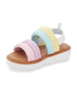 OshKosh B’Gosh Girls Loredana Sandal, Multi, 12 Little Kid