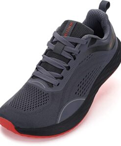 Mens Zero Drop Wide Toe Box Road Running Shoes Size 11 Tennis Athletic Gym Sports Walking Hiking Workout Cross Training Lightweight Width Grey 45