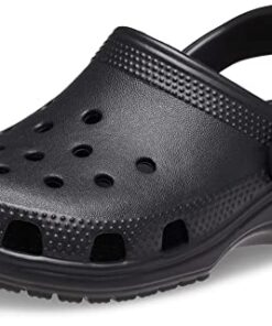 Crocs Kids’ Classic Clog , Black/Black, 3 Little Kid