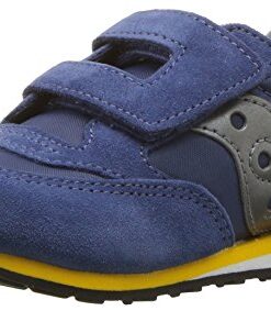 Saucony Unisex-child Baby Jazz Hook & Loop , BLUE/GREY, 10 M