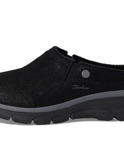 SKECHERS Women’s Martha Stewart Easy Going-Comfy Feeling Clog, Black, 9.5