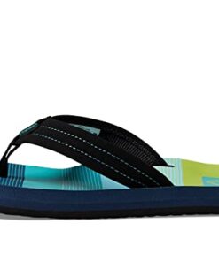 Reef Kids Boys Sandals, Kids Ahi, Aqua/Green, 2