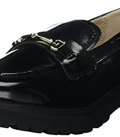 Sam Edelman Girls Tully Mini Loafer, Black, 3 Big Kid