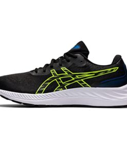 ASICS Men’s Gel-Excite 9 Running Shoes, 8.5, Black/Hazard Green