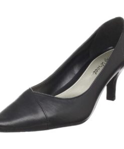 Easy Street Women’s Chiffon Pump,Black,7 W US