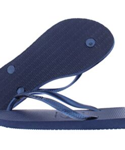 Havaianas Women’s Slim Flip Flop Sandal (5-6 W US, Navy Blue)