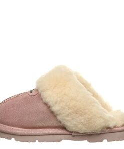BEARPAW Loki Youth Pink Glitter Size 5 | Youth ‘s Slippers | Youth ‘s Shoes | Comfortable & Light-Weight