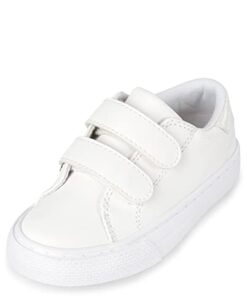 The Children’s Place,girls,The Children’s Place Toddler Girls Sneakers,Uniform Low Top Sneakers,White,6 Toddler
