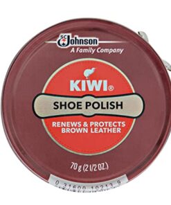 Kiwi Wax Shoe Polish, Giant Size 2.5 oz, Brown
