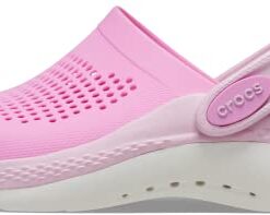 Crocs Kids’ LiteRide 360 Clog, Taffy Pink/Ballerina Pink, 12 Little Kid