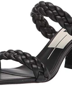 Dolce Vita Women’s PAILY Heeled Sandal, Black Stella, 9