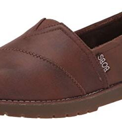 Skechers BOBS Womens Chill Lugs-Urban Spell Loafer, Brown, 8.5