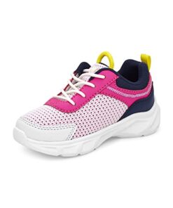 Carter’s Girls Oaker Light Up Sneaker, Multi, 7 Toddler