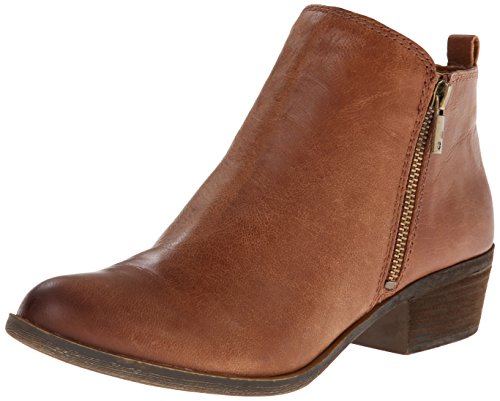 Lucky Brand womens Basel Ankle Boot, Toffee, 8.5 W US