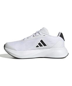 adidas Duramo SL Sneaker, White/Core Black/Grey, 2.5 US Unisex Little Kid