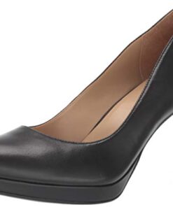 Naturalizer womens Teresa Pump, Black Leather, 7 US