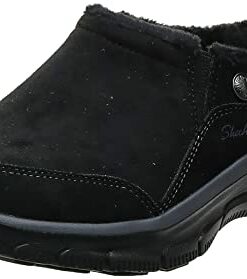 Skechers Women’s Easy Going-Latte Mule, Black, 10 M US