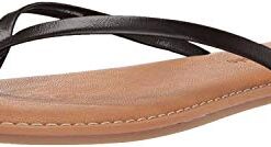 Amazon Essentials Women’s Thong Sandal, Black, 10