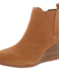 TOMS Women’s, Kelsey Ankle Boot TAN Suede 9 M