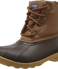 Sperry Port Boot, Tan/Brown, 3 US Unisex Big Kid