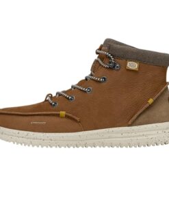 Hey Dude Bradley Boot Leather Cognac Size 11 | Men’s Boots | Men’s Pull on Boots | Comfortable & Light-Weight