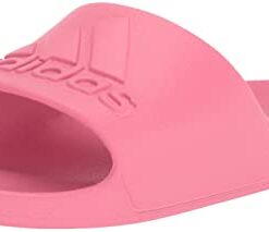 adidas Unisex Adilette Aqua Slide Sandal, Pink Fusion/Pink Fusion/Pink Fusion, 6 US Men