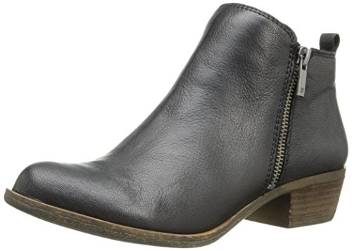 Lucky Brand womens Basel Ankle Bootie, Black, 8.5 Wide US