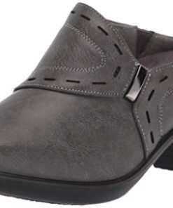 Easy Street womens Mule, Grey, 9 Wide US