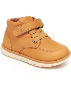 Stride Rite Boy’s SRT Quinn Bootie, Honey Tan, 4 Toddler