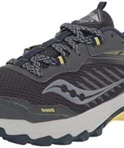 Saucony Women’s Excursion TR15 Trail Running Shoe,Shadow/Sunblaze, 8.5 W