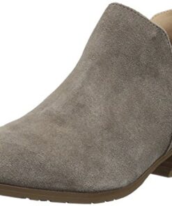 Kenneth Cole REACTION Women’s Side Way Low Heel Ankle Bootie, Concrete, 8 M US