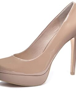 Chinese Laundry Women’s Wow Platform Dress Pump, Nude Patent, 7 M US