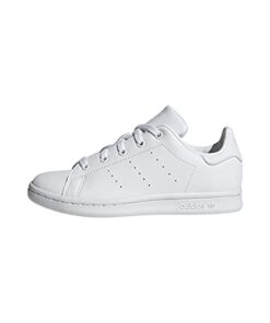 adidas Originals Unisex-Child Stan Smith Sneaker, White/White/White, 7 Big Kid US